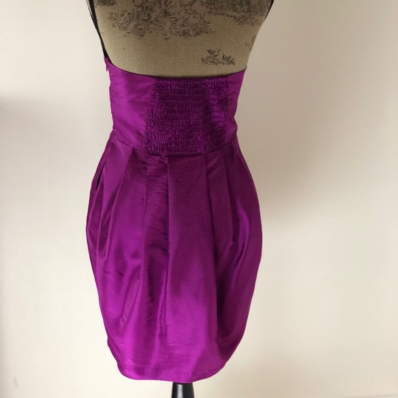 Purple Halter Dress - Picture 7 of 8